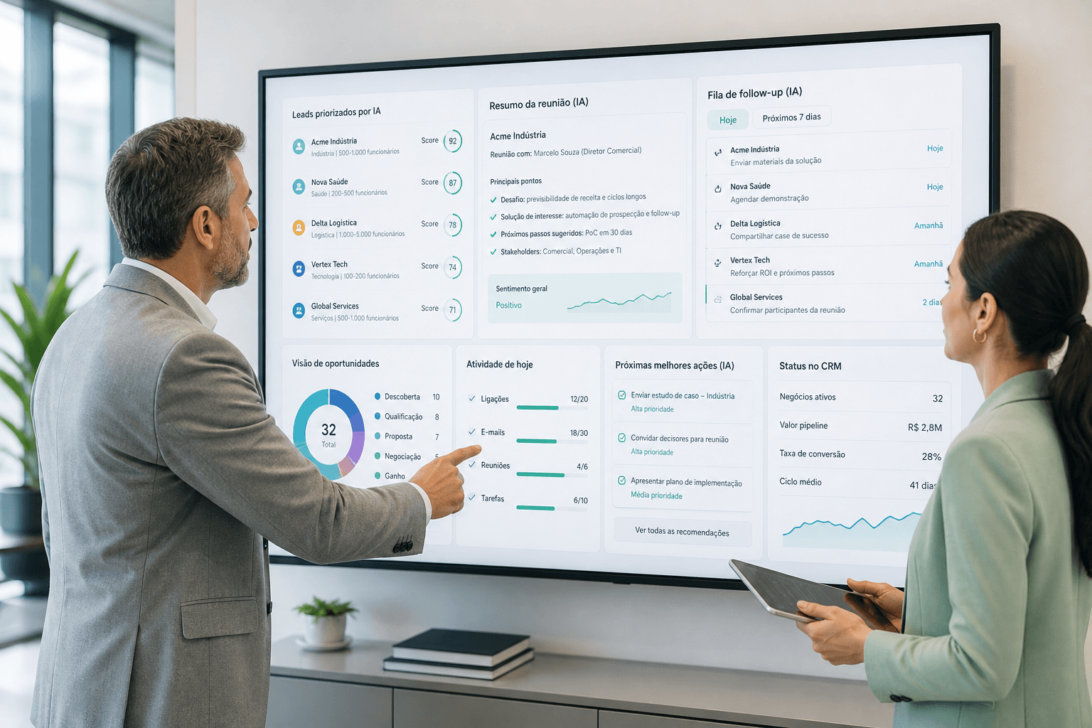 Agentes de IA para SDR e follow-up comercial: onde mais ajudam