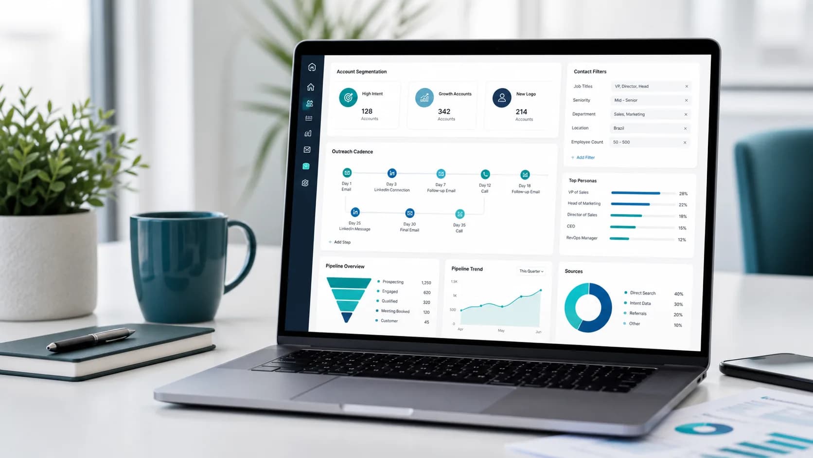 Apollo para prospecção B2B: como estruturar listas, cadências e pipeline